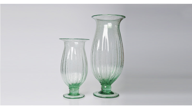 后现代简欧式新古典水晶玻璃花瓶样板房装饰餐桌摆件YK800843、YK8008322