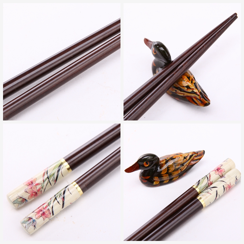 高档原木筷子2对套装 天然健康 高档礼品Y2-0044