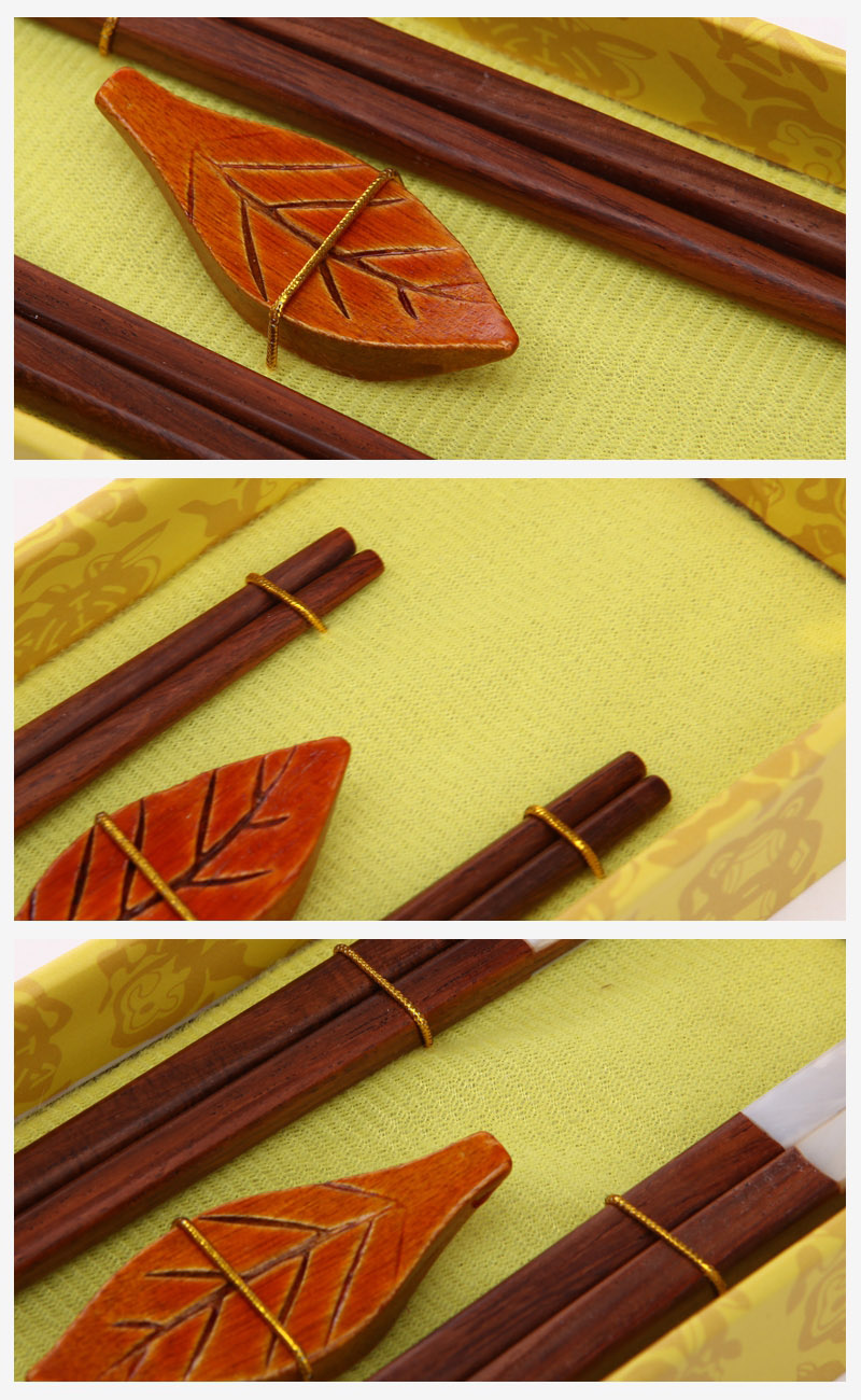 高档礼品筷子玉白色古装2双翻盖J2-0013