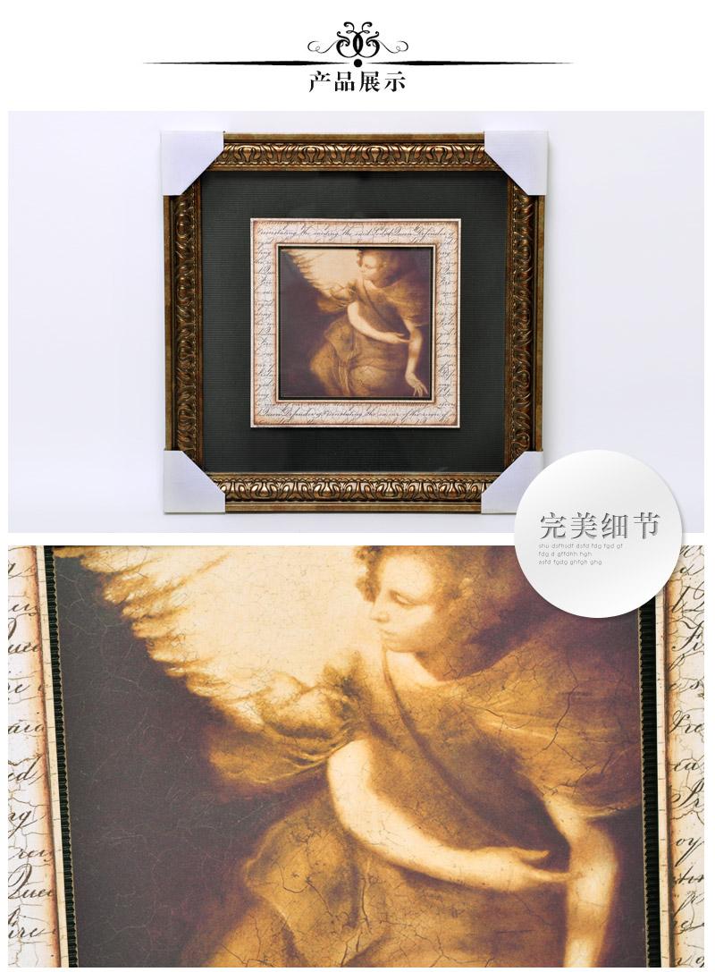 金色小天使/欧式装饰画/客厅卧室装饰画挂画简约墙画SPG ZS0403