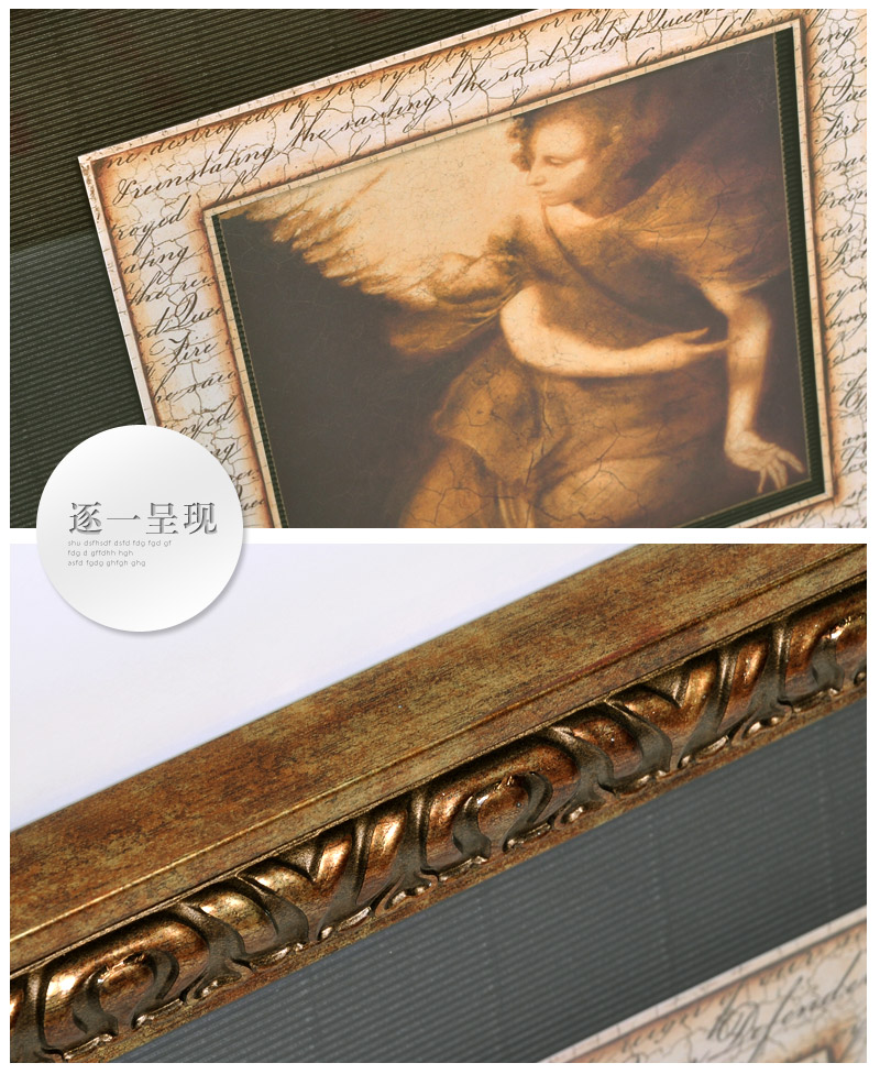 金色小天使/欧式装饰画/客厅卧室装饰画挂画简约墙画SPG ZS0404