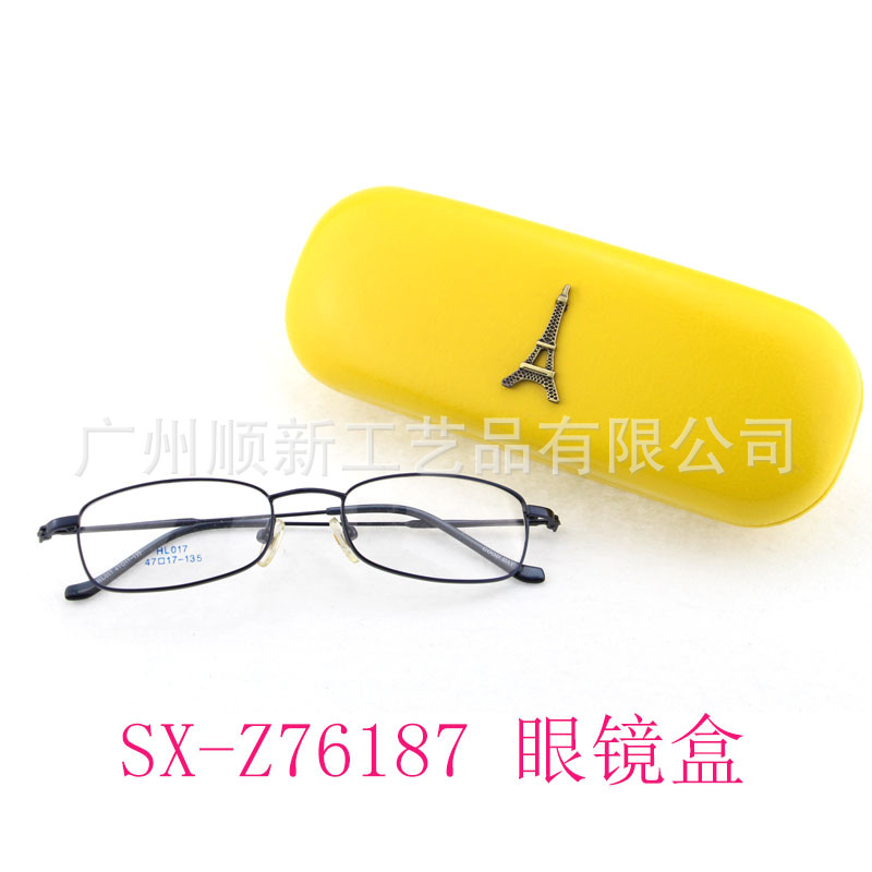 【2015厂家新款直销】时尚优雅个性订制巴黎铁塔系列皮质眼镜盒7