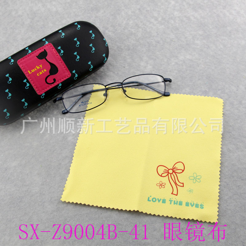 【2015爆款】工厂直供批发可爱卡通双面绒印花眼镜布镜头布檫拭布4