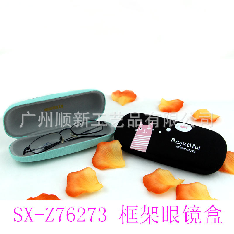 【2015爆款帆布系列】工厂批发日韩新款订制经典田园印花风眼镜盒4
