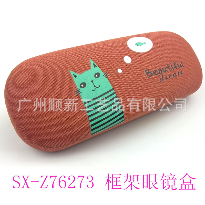 【2015爆款帆布系列】工厂批发日韩新款订制经典田园印花风眼镜盒12
