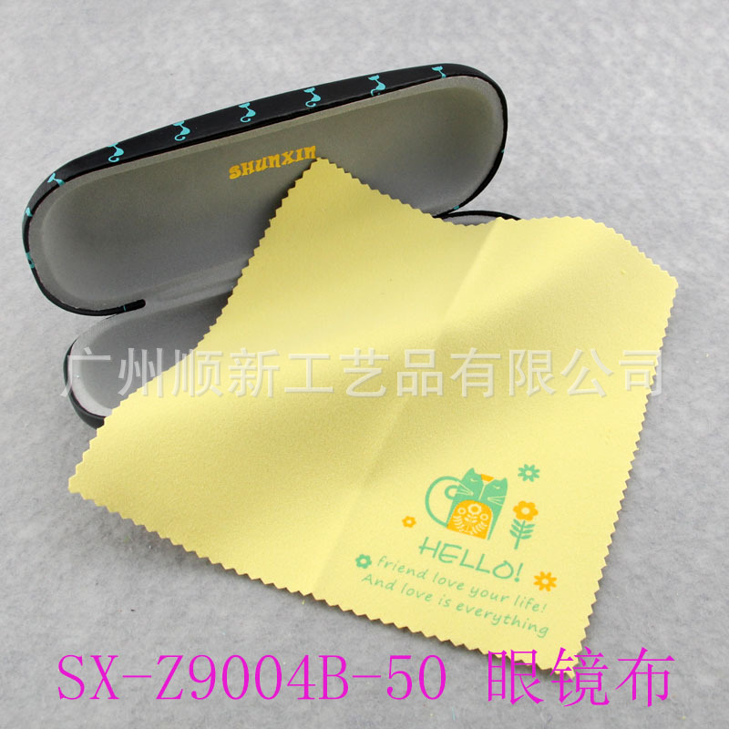 【2015爆款】工厂直供批发可爱卡通双面绒印花眼镜布镜头布檫拭布5