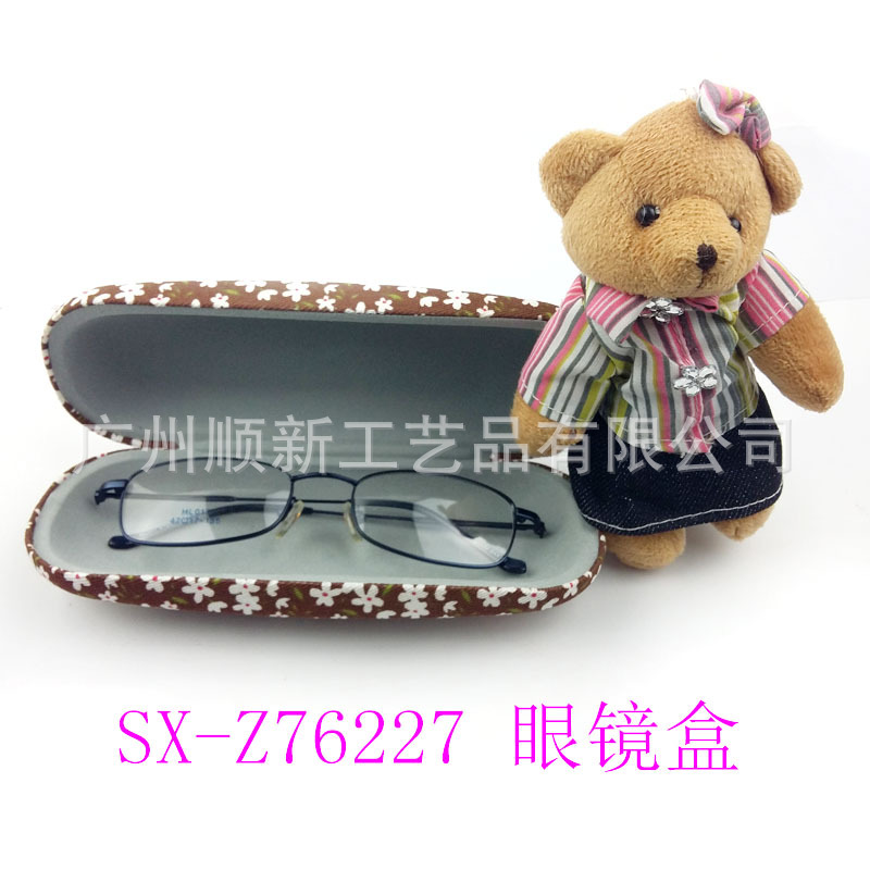 【2015淘宝热卖】厂家直供批发订制日韩田园小清新印花框架眼镜盒10