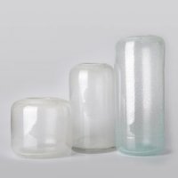 简约时尚欧式玻璃透明花瓶现代家居花器63S004-18、63S003-28、63S003-36