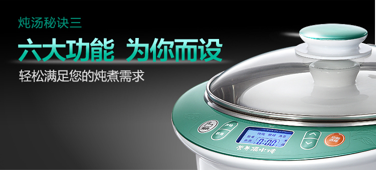 DDZ152小熊一盅四胆白瓷电炖盅19