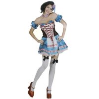 万圣节 成人吉普赛女郎造型服装 啤酒女郎舞会酒吧派对演出表演服