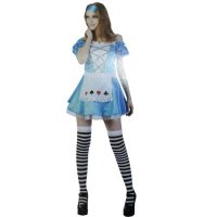 万圣节成人女款朴克女郎造型衣服 派对用品服饰