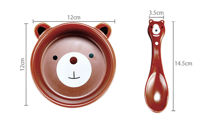 韩式创意餐具卡通可爱甜品碗沙拉碗水果碗个性陶瓷碗16
