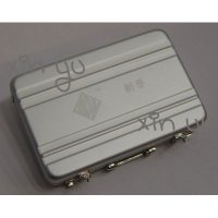 名片盒  手提箱款名片盒 铝合金名片盒
