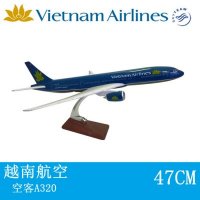 越南航空高档A320飞机模型家居商铺客厅卧室展示装饰