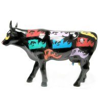 西式抽象创意高档树脂毕加索之眼牛造型摆件客厅卧室装饰动物摆件