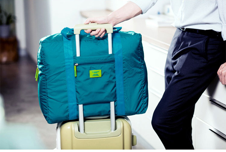 韩版防水尼龙折叠式旅行收纳包 旅游收纳袋 男女士衣服整理袋2
