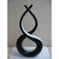 西式后现代风格琉璃抽象大异形造型摆件家居装饰摆件