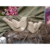 现代简约风格抽象和平鸽造型摆件家居装饰摆件