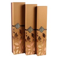 腾艺礼品韩式精美长方形套三礼品盒 鲜花盒包装盒子 纸盒情人节礼盒 节日包装盒T432-4-5