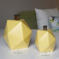 大千家居饰品 几何橙子装饰品 软装壁柜茶几 时尚陶瓷摆件工艺品
