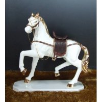 西式创意树脂皇家骏骑造型摆件家居装饰摆件动物摆件