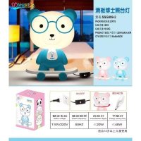 时尚创意卡通滑板博士熊台灯夜灯