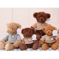 毛绒公仔中号毛衣熊长毛