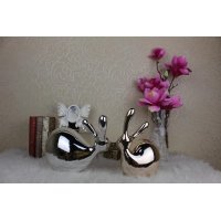 厂家直销 铭雅现代简约抽象树脂工艺品 可爱兔子摆件