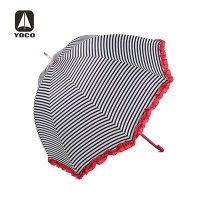 广州雨伞厂家 阿波罗伞 直杆伞 高档雨伞 女士雨伞 不锈钢骨雨伞 时尚遮阳伞 优蔻雨伞 海军条纹雨伞