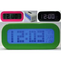 现代简约带背光多功能led电子时钟台钟，下单备注颜色
