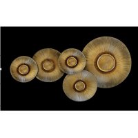 西式抽象木质圆形壁挂摆件家居装饰摆件抽象摆件