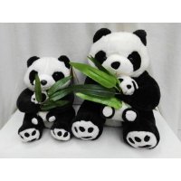 大脚印母子熊猫