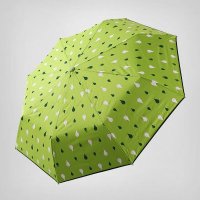 创意魔力雨点雨伞 折叠小清新两用双层遮阳伞色胶防晒 超轻八伞骨三折伞 GM-279