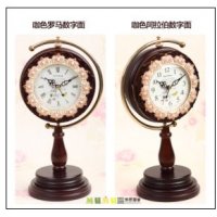 TB018双面可旋转实木座钟，下单备注颜色