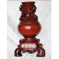 高档次的家居饰品富贵满堂花瓶天然合成树脂摆件