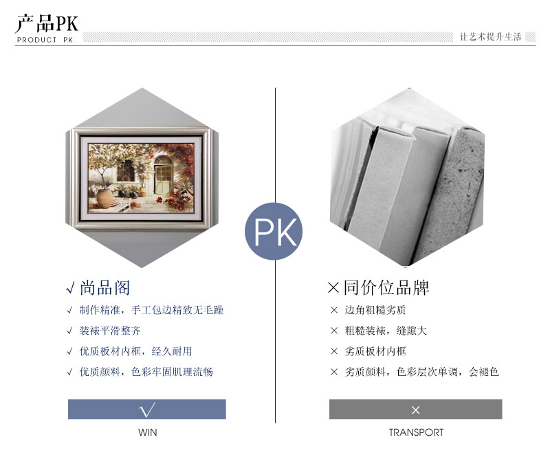 现代休闲午后风景装饰挂画 红黄色艺术微喷进口画心ps框挂画 酒店家居装饰画 SPG YH0566