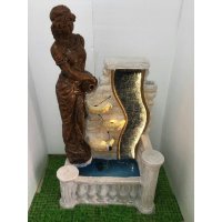 厂家直销树脂假山流水工艺品，龙池欧式喷泉流水。尺寸；80*50*148CM