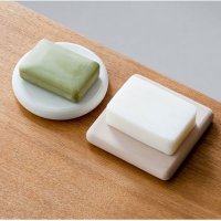 硅藻土肥皂盒吸水沥水香皂盒子方形皂托