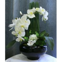 满庭芳花艺  高端仿真花 蝴蝶兰 中式风格 MTF-ZS160101