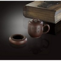 茗器830（红瓷茶尚杯套装 陶瓷茶杯套装