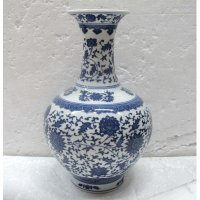 中式古典青花瓷装饰瓶家居装饰摆件