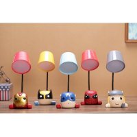 英雄联盟蜘蛛侠台灯 蜘蛛美国队长儿童学习护眼台灯 英雄联盟产品