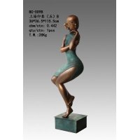 西式现代铜制抽象上海印象（五）造型摆件家居装饰摆件抽象摆件