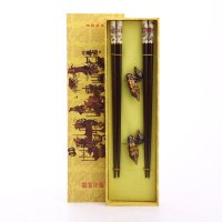 高档原木筷子2对套装 天然健康 高档礼品 Y2-020