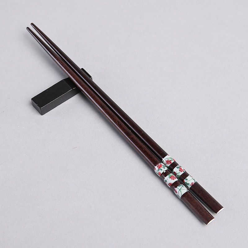 顶级礼品指甲筷天然健康木雕筷子家用工艺雕刻筷配礼盒（6双/套） FT092