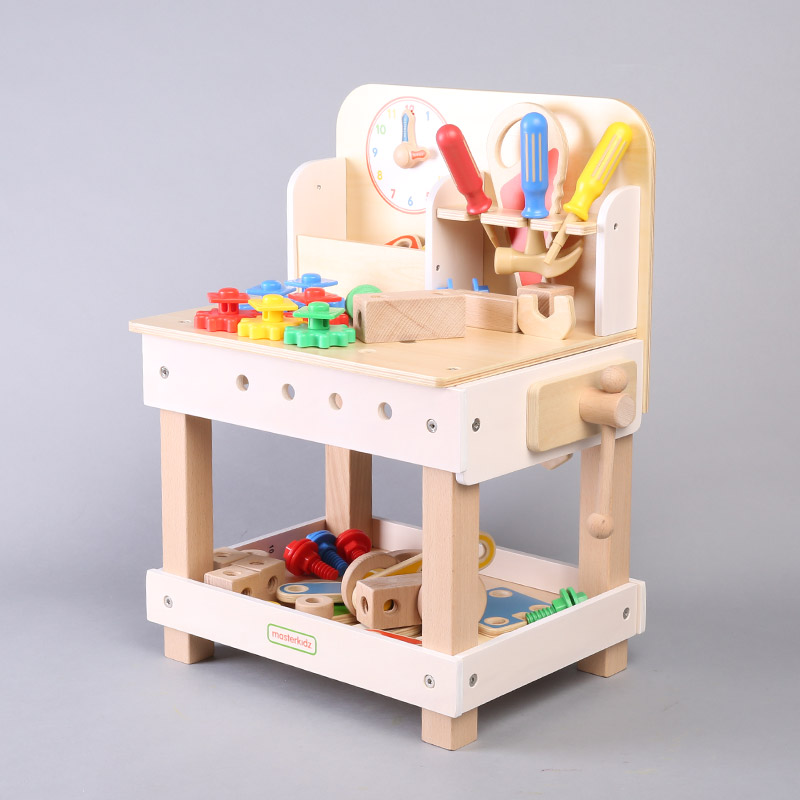 盒装 木制玩具  益智 工具台2