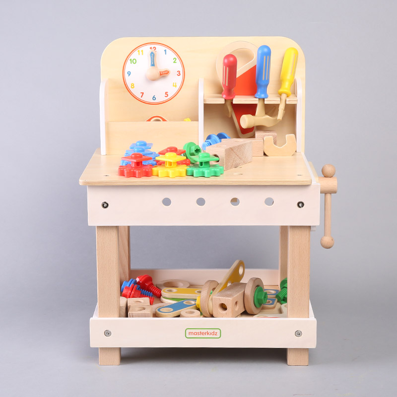 盒装 木制玩具  益智 工具台1