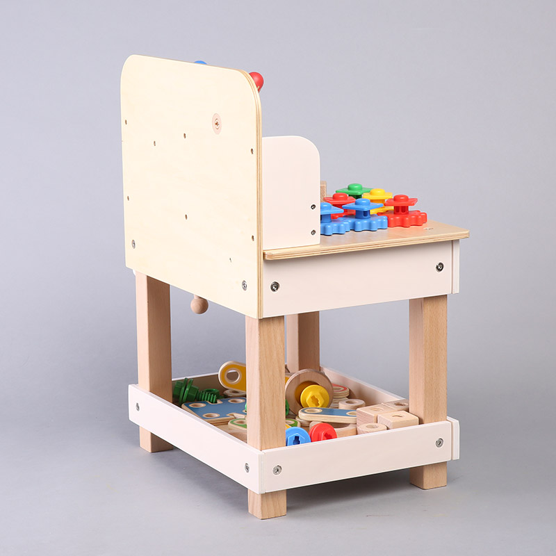 盒装 木制玩具  益智 工具台4