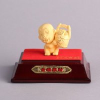 猴子235家居摆件 金色风水装饰摆件 送礼办公室镇宅家居装饰摆件JYG09