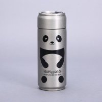 450ml易拉罐（熊猫） 不锈钢保温壶男女创意外壳户外便携保温杯 AST03